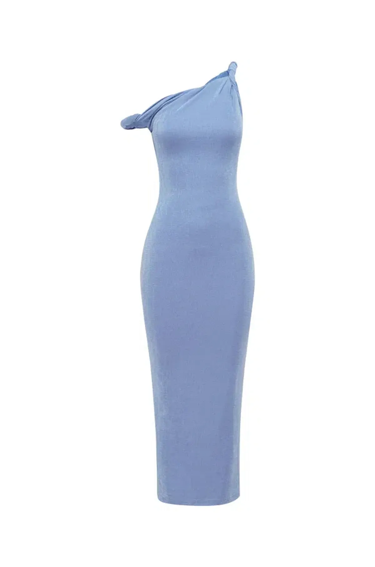 Johansen - The Long Poppy Dress - Blue - Image 1