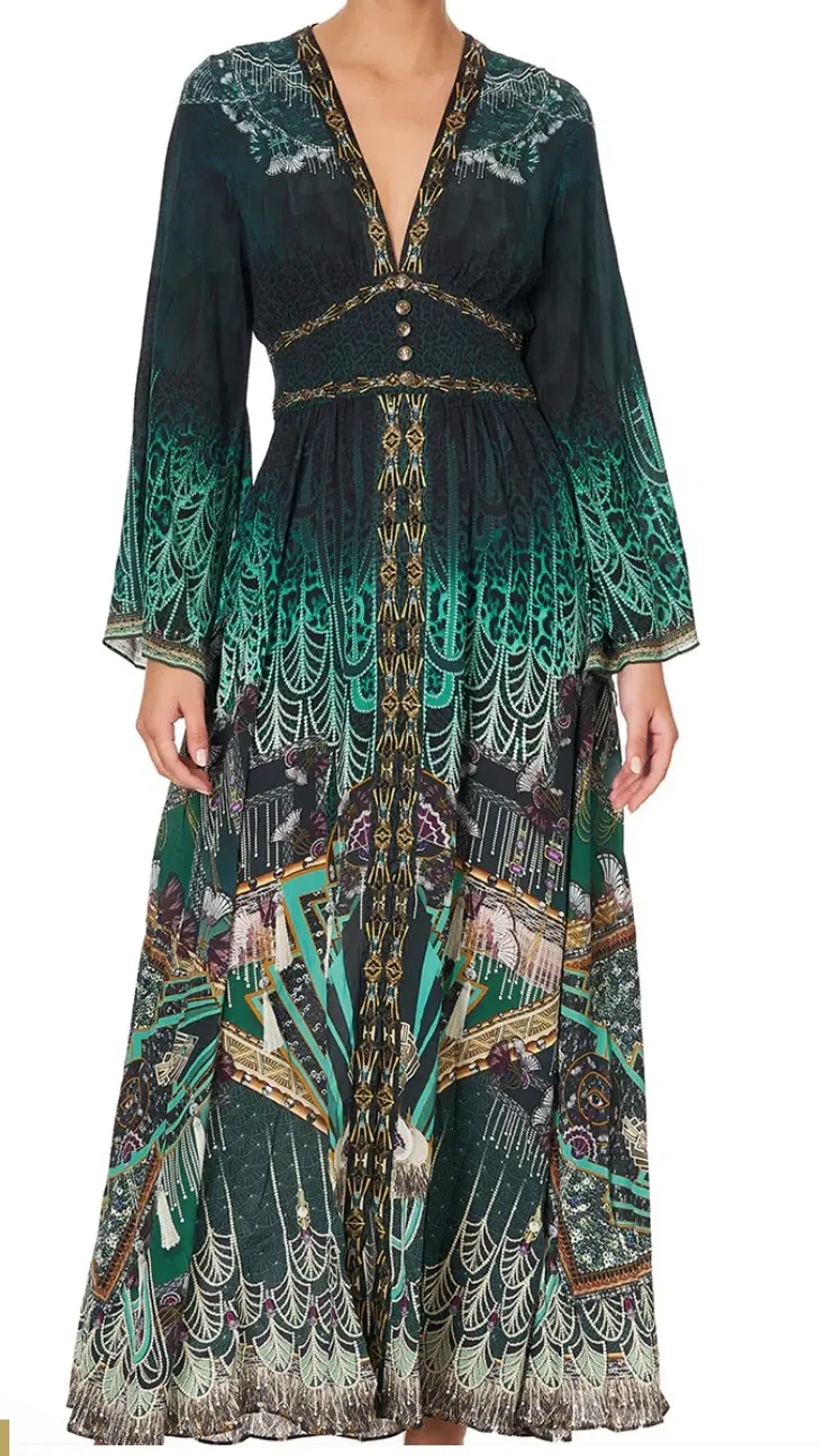 Camilla Fitzgeralds Flapper Kimono sleeve dress with shirring detail - Image 1