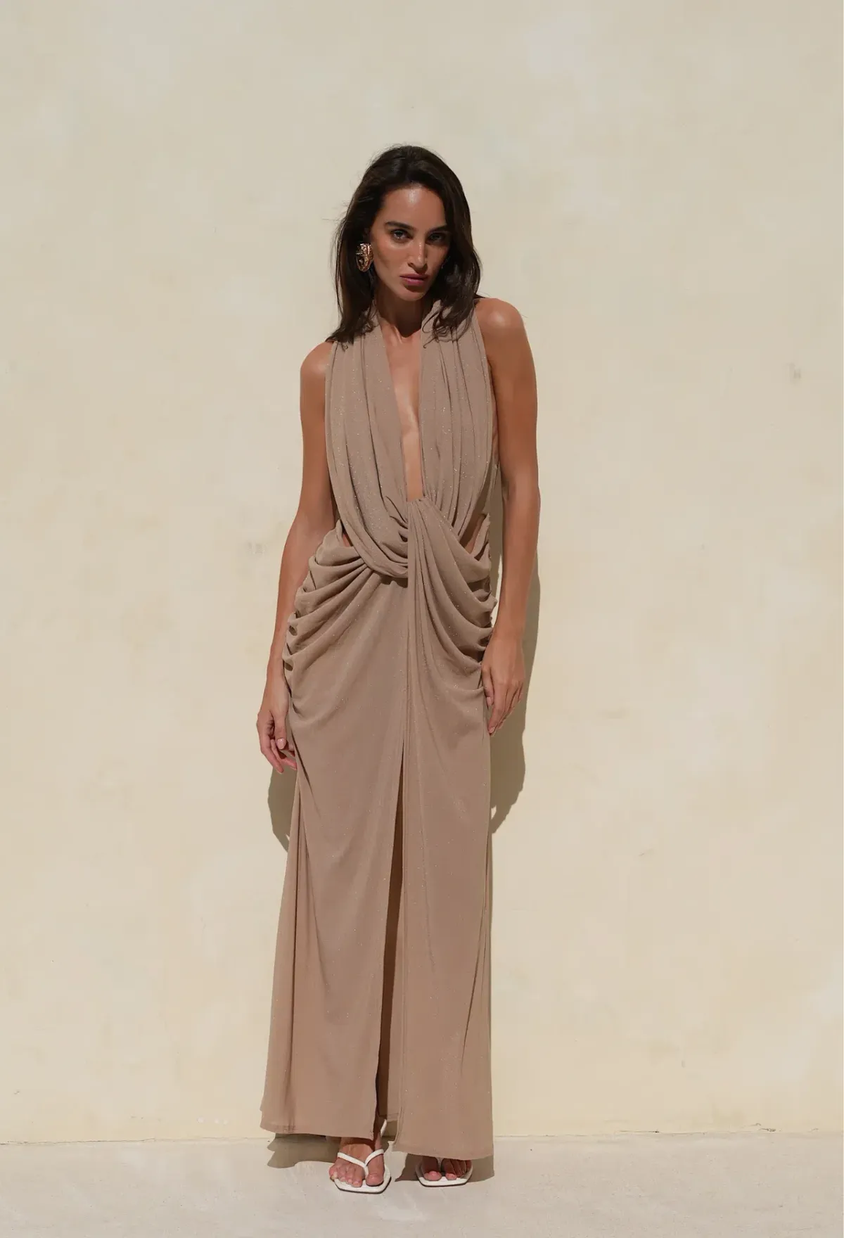 Johansen The Nala Gown beige 6 - Image 1