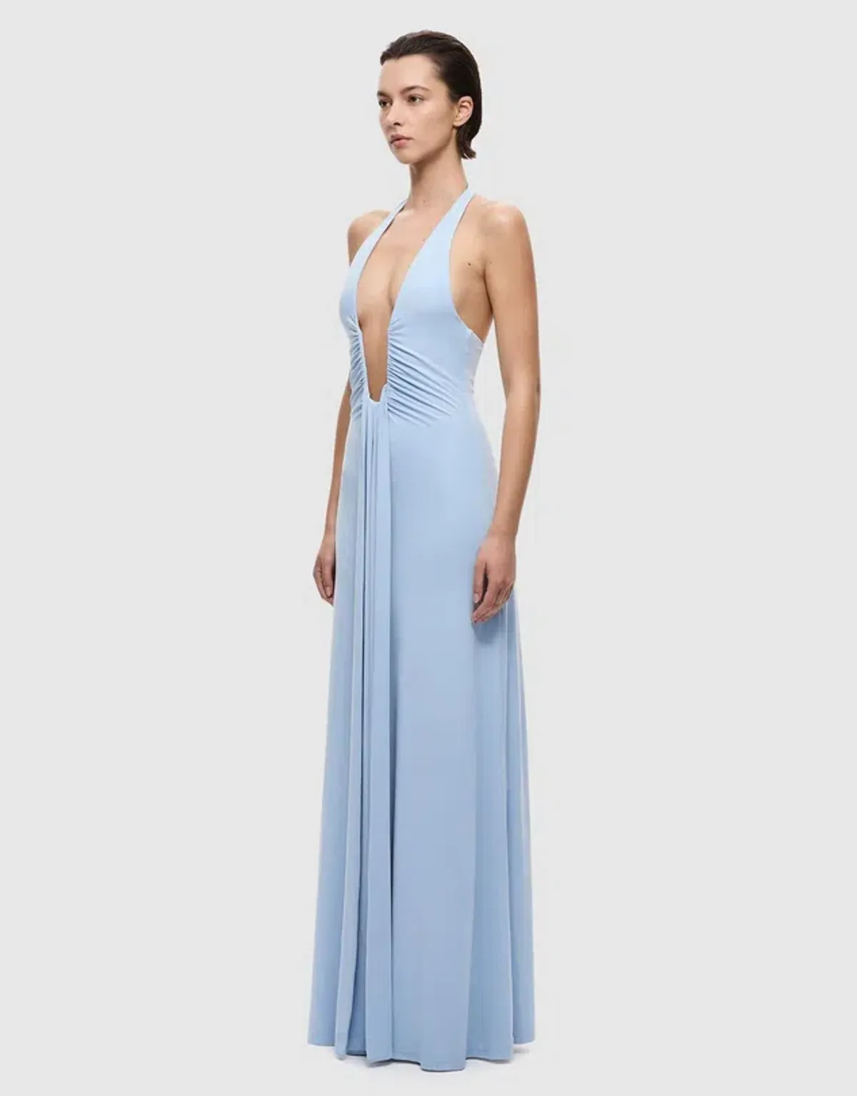 🩵New MISHA "The Jennifer" Cupro Maxi Dress in Cornflower Blue, Size 8 - Formal Gown 🩵 - Image 2