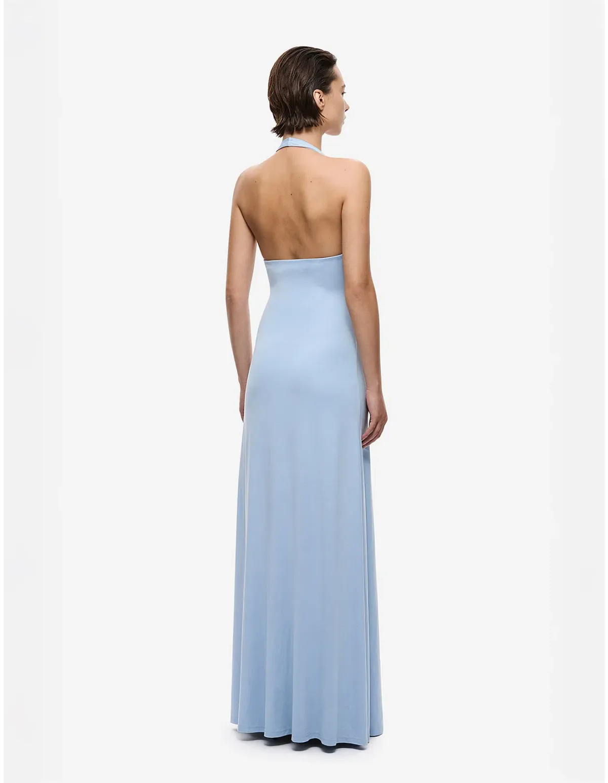 🩵New MISHA "The Jennifer" Cupro Maxi Dress in Cornflower Blue, Size 8 - Formal Gown 🩵 - Image 3