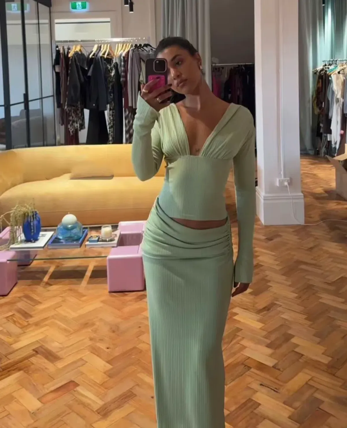 Benni Agnes Maxi Dress - Pistachio 6 - Image 1