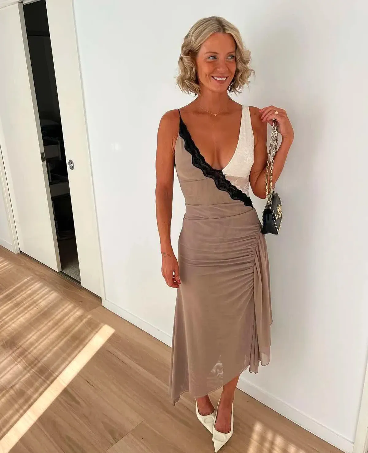 Bec + Bridge Abrielle Asym Midi Dress Size 6 - Image 2