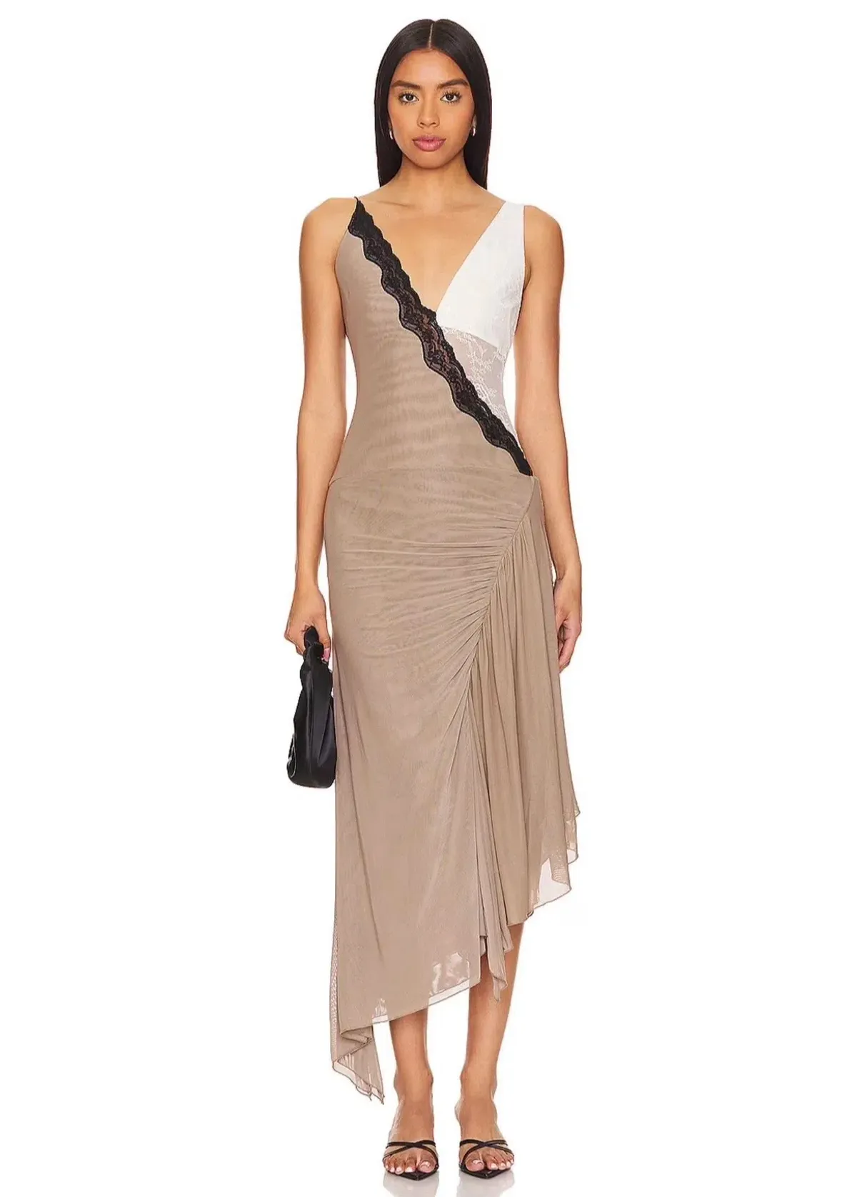 Bec + Bridge Abrielle Asym Midi Dress Size 6 - Image 1
