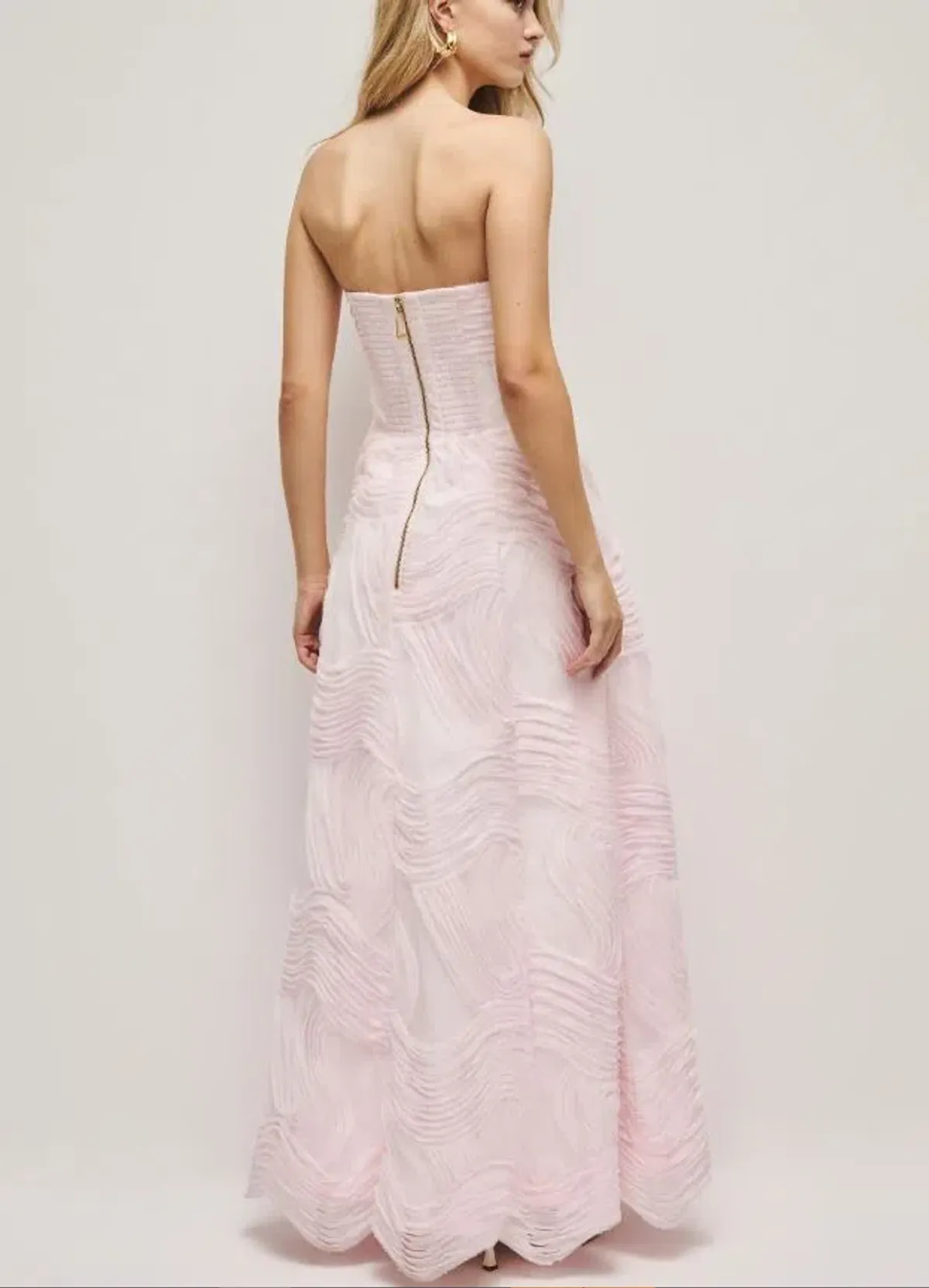 Aje Wave Gown in Pastel Pink Size 10 - Image 2