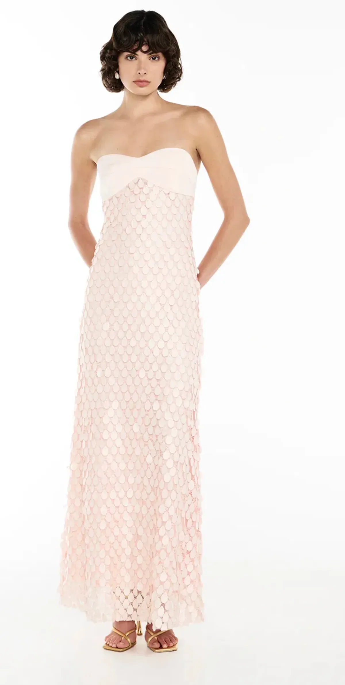 MANNING CARTEL, SUPREME EXTREME BALCONETTE DRESS, PINK - Image 3