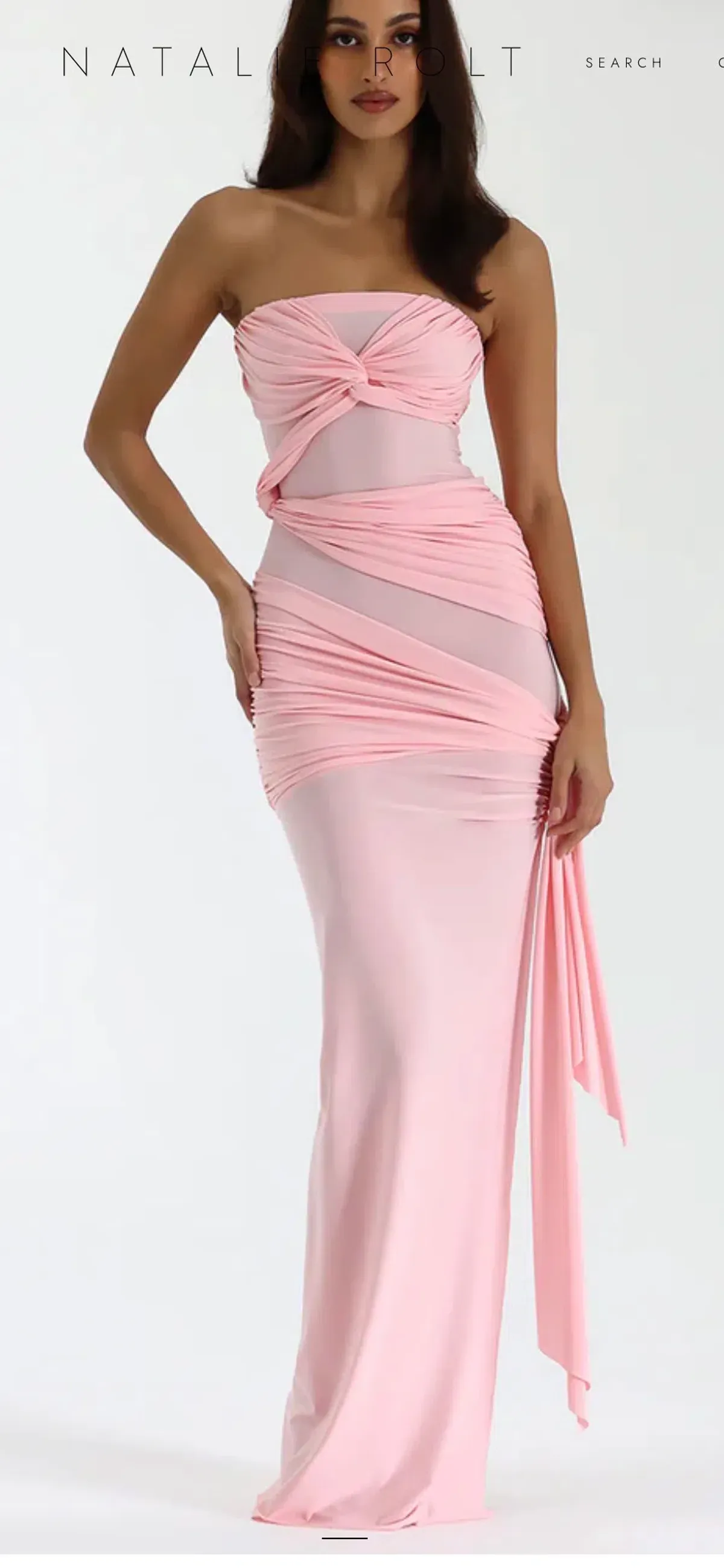 NATALIE ROLT, MIRANDA, GOWN, BLOSSOM PINK, SIZE 1 - Image 3