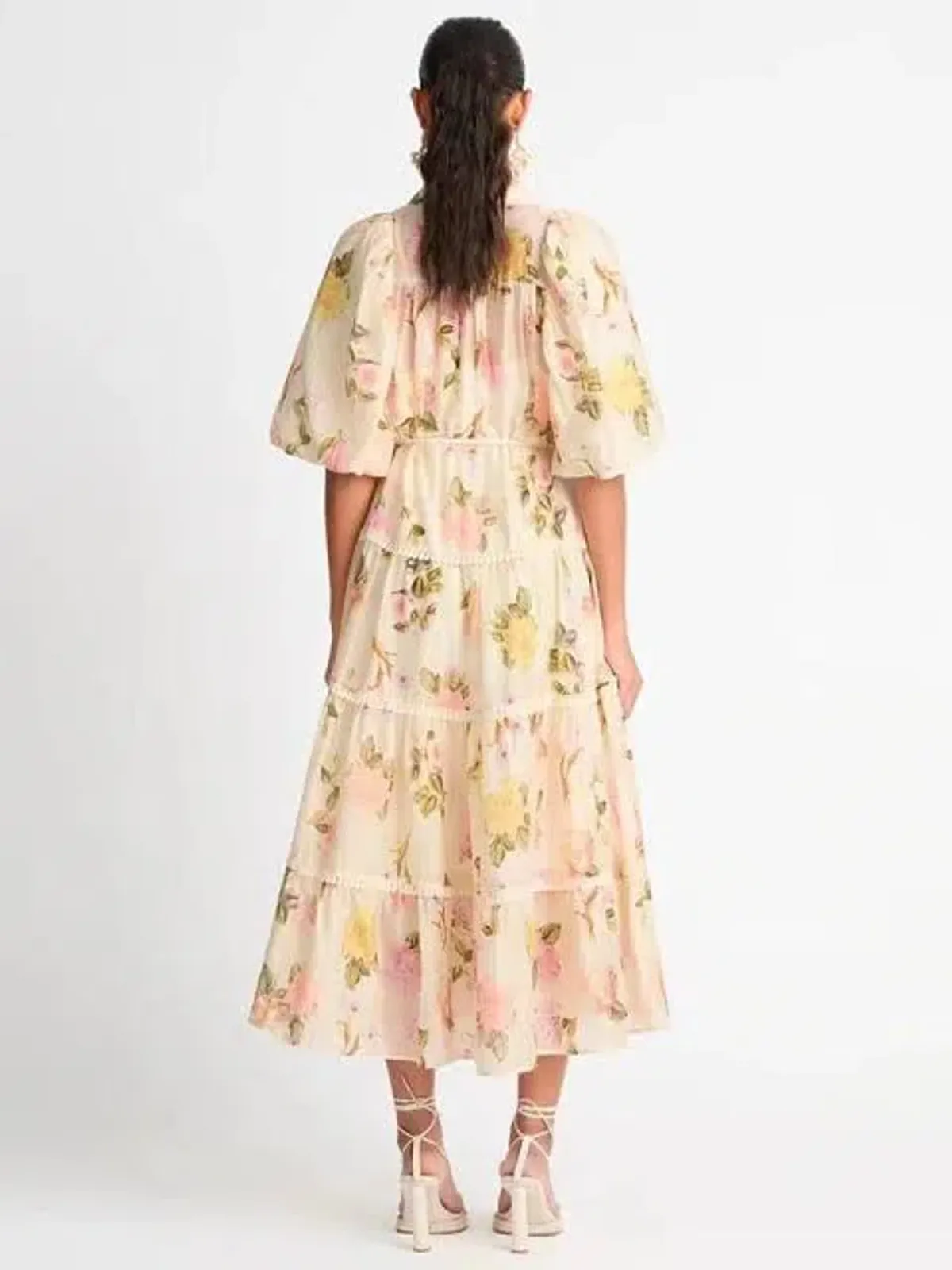 Sheike rose garden maxi dress sz 12 - Image 2