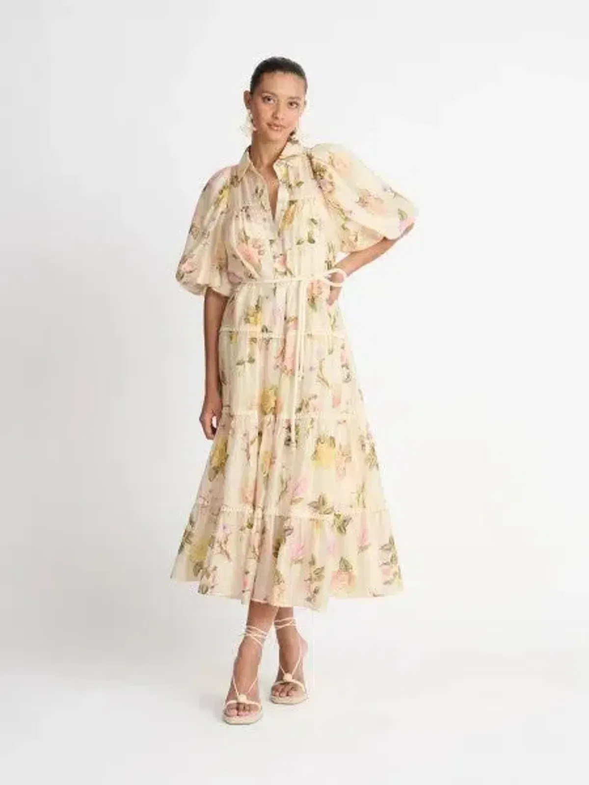 Sheike rose garden maxi dress sz 12 - Image 1