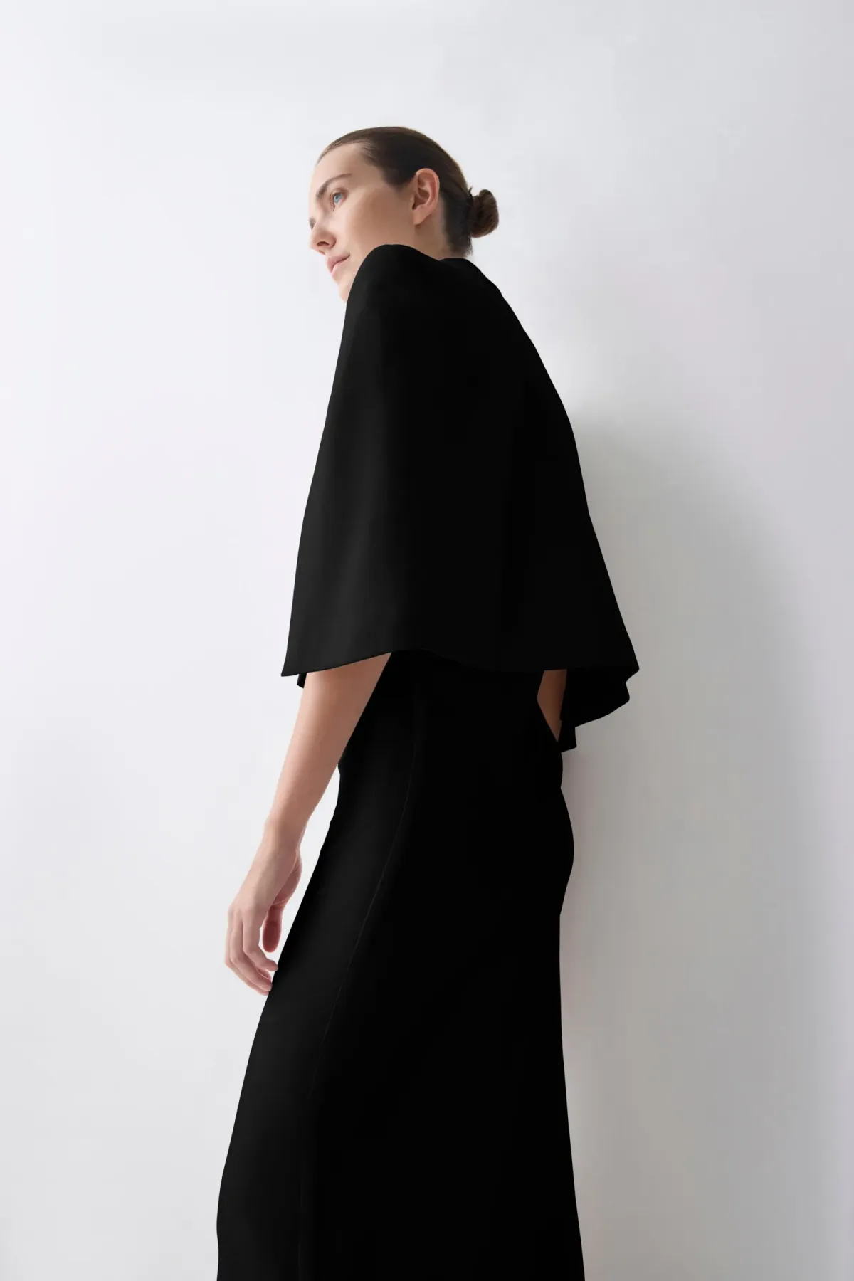 Bianca Spender Crepe Jacquette Black Size 6 - Image 2