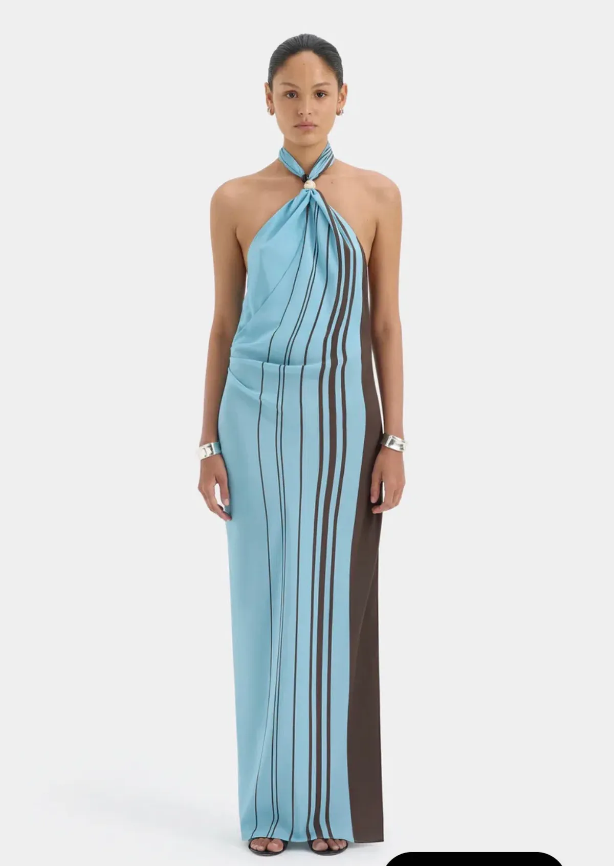 Rioja Halter Scarf Maxi Dress - Image 3