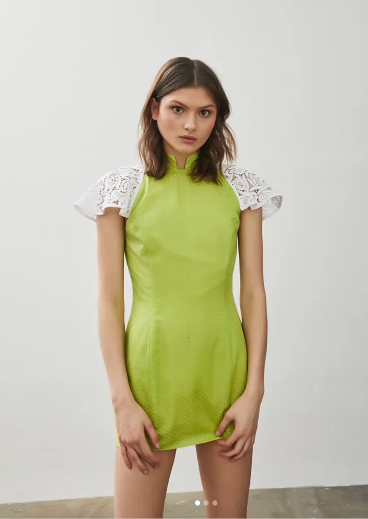 Van Der Kooij Absinthe Micro Mini Dress Size 6 - Image 3