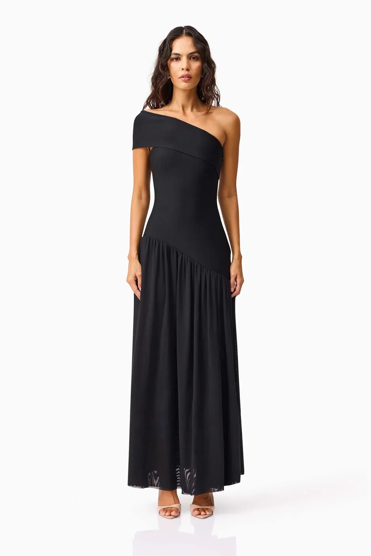 Elliatt Jesselle Off Shoulder Dress in Black Size S/AU 8 - Image 1