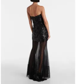 Rebecca Vallance Diana Gown in Black Size AU12 for rent on The Volte - image 2