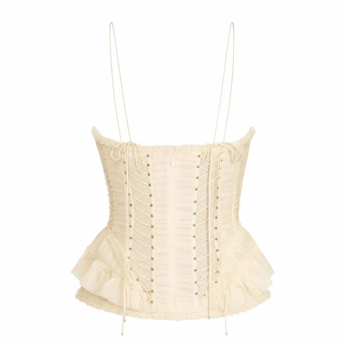 ZIMMERMAN REBELLION FRAYED CORSET - Image 3