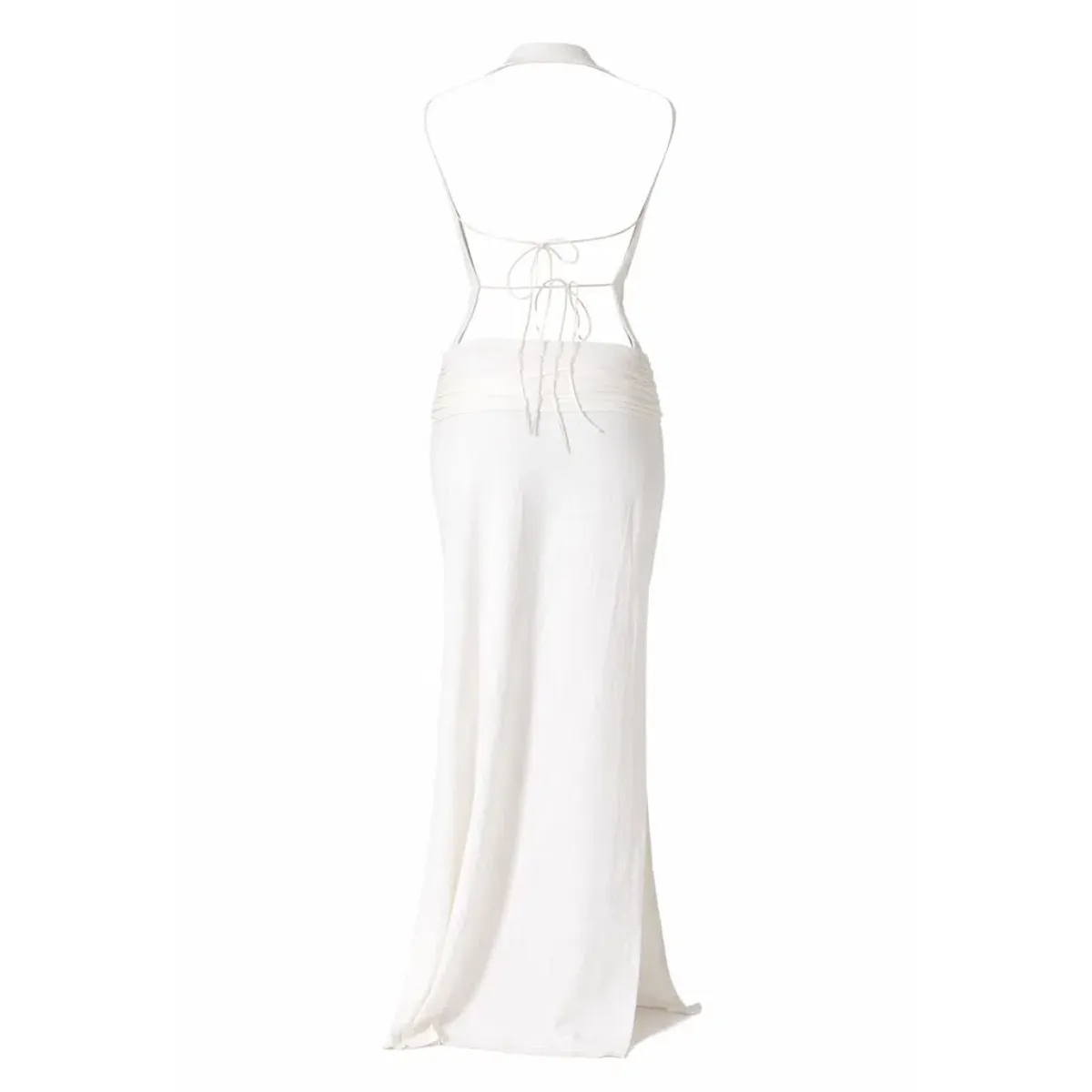 Bye Bambi Whynter Asymmetrical Maxi White - Image 3