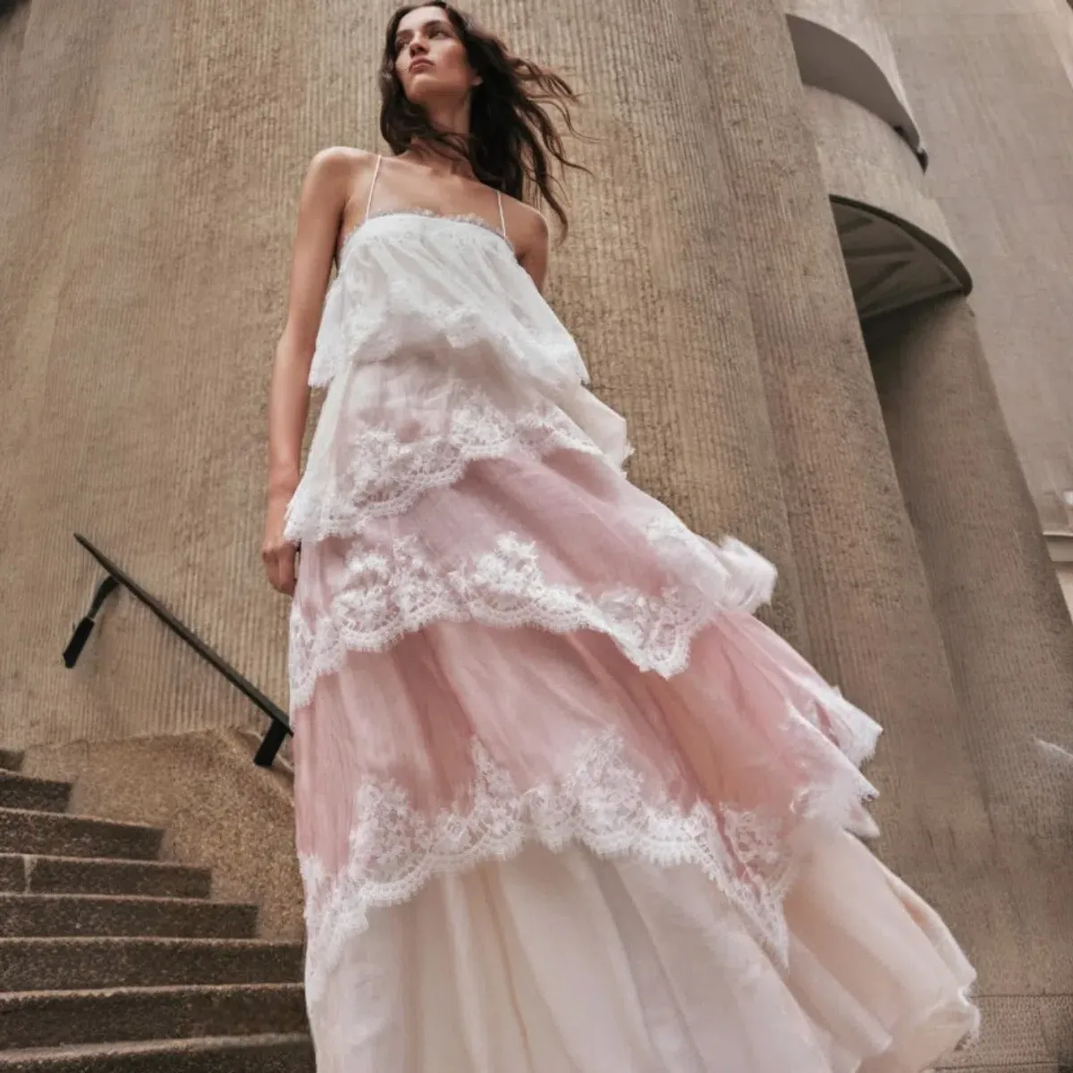 Aje Ophelia Lace Gown in Multi Size AU 10 - Image 2