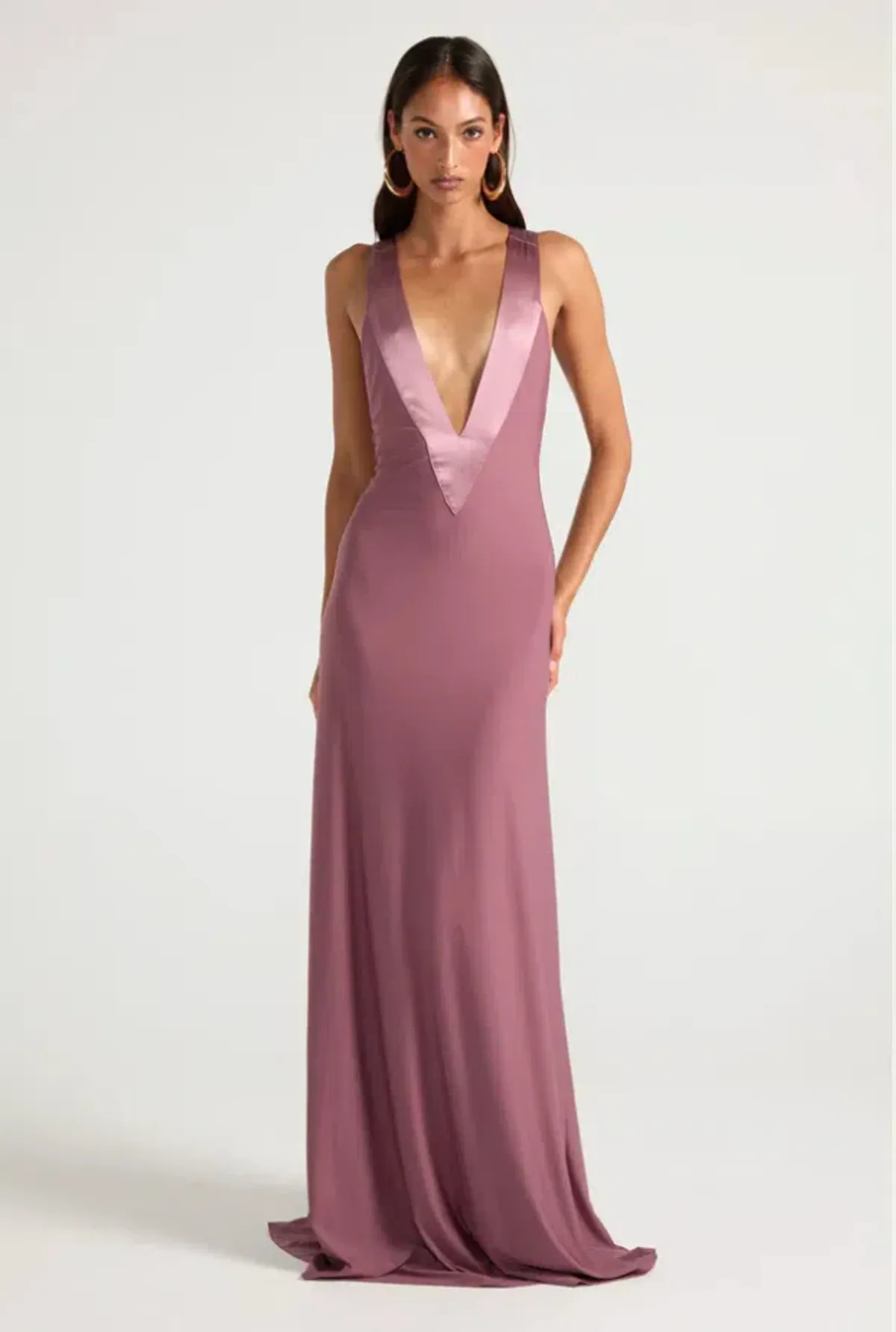 ancegria, Rosa Gown, Mauve, maxi, size 10 - Image 1
