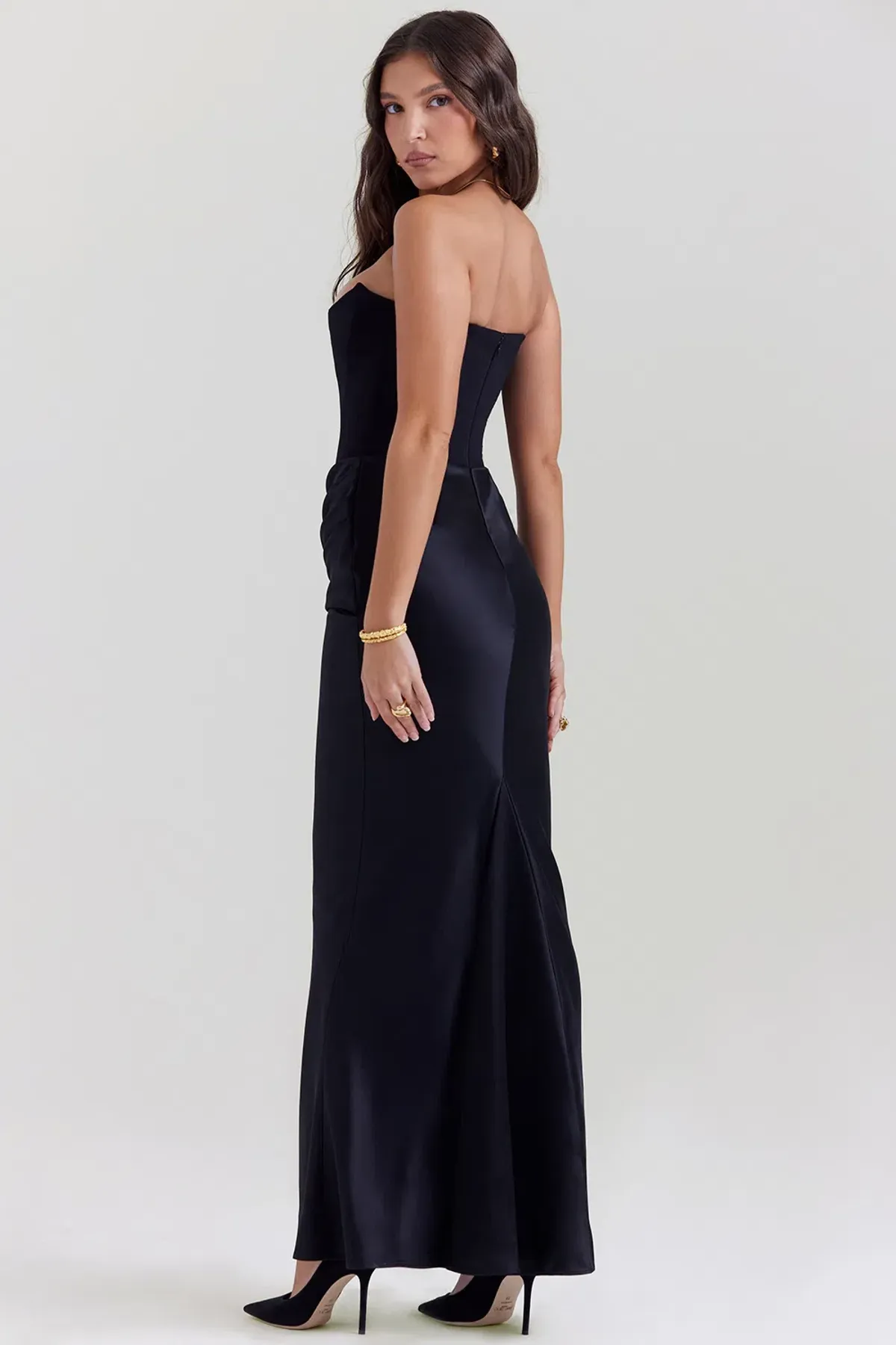 House of CB Women's Persephone Black Dress size M - Image 2