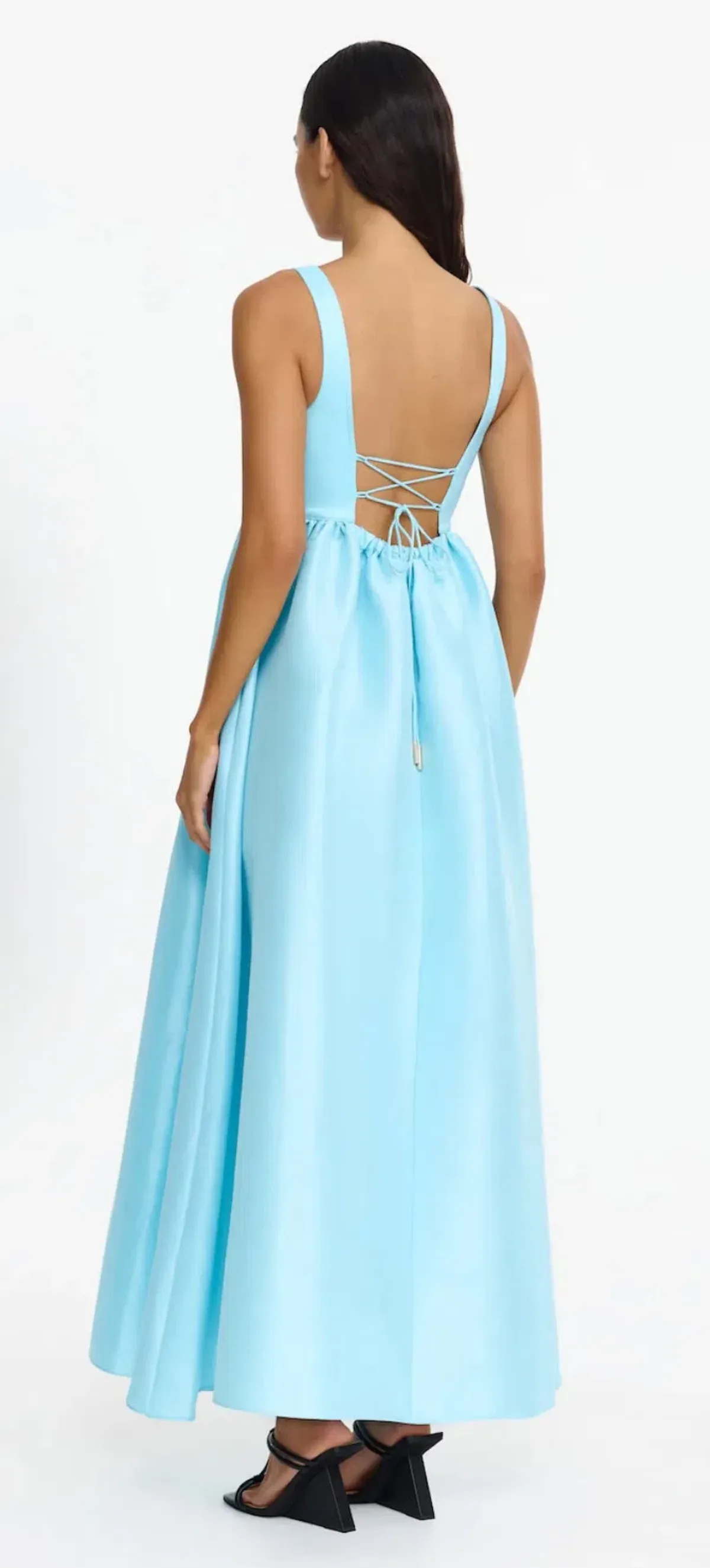 Acler- Redin Maxi Dress- Deep Sky Blue- Size 14 - Image 2