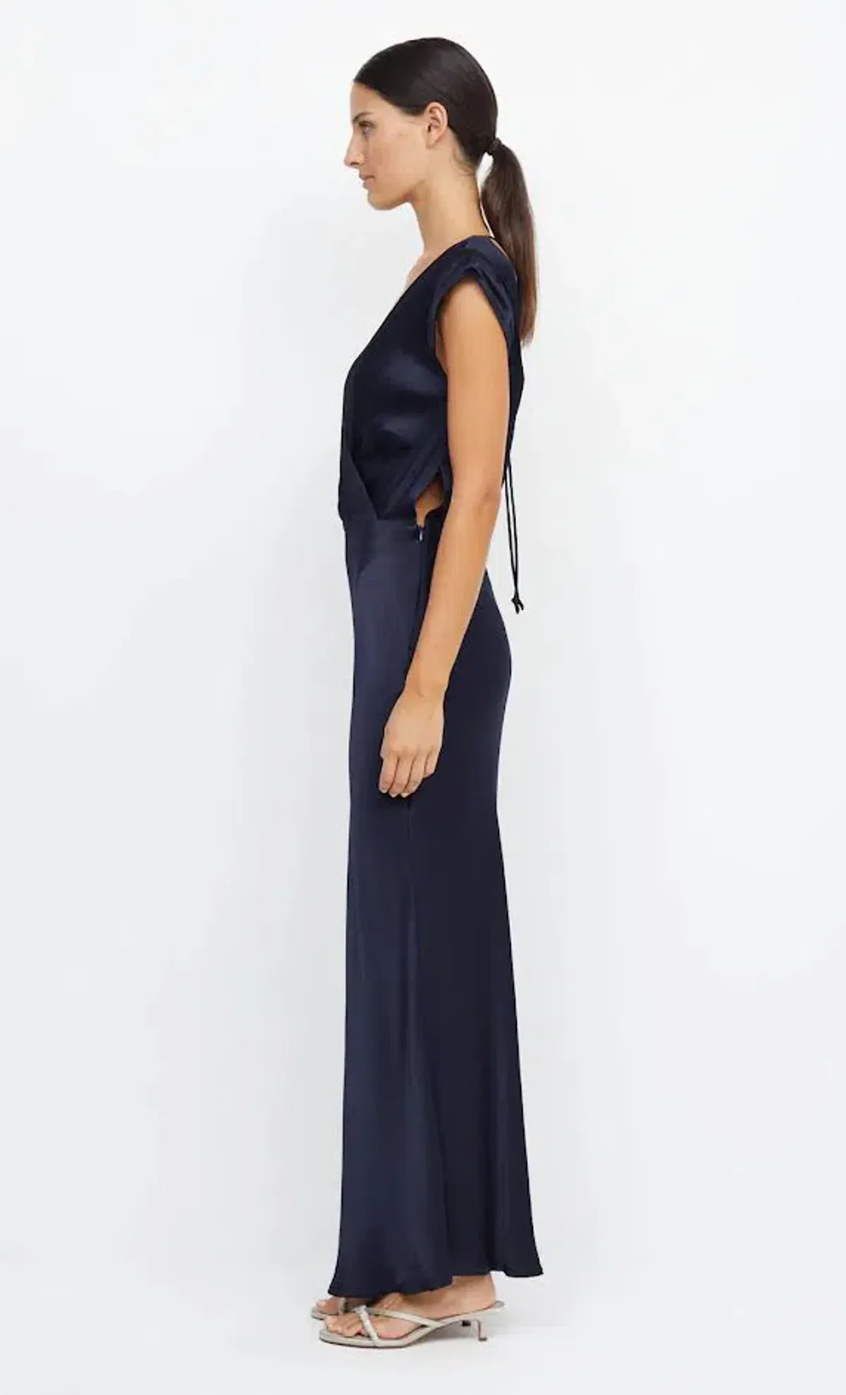 BEC + BRIDGE Moon Dance Maxi Dress – Ink Navy – Size 12 - Image 4
