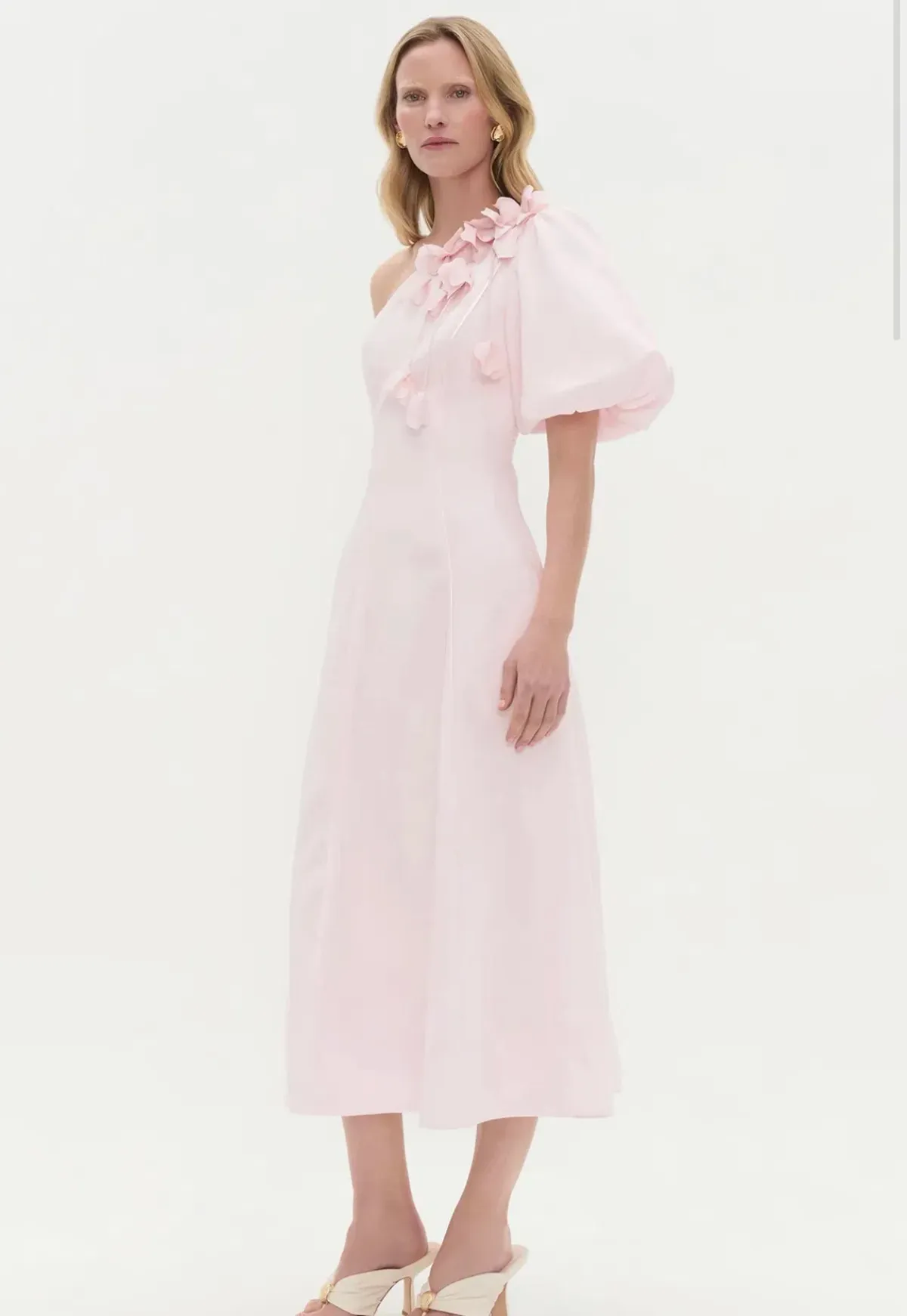 Aje Camille Midi in Pastel Pink Size 10 - Image 2