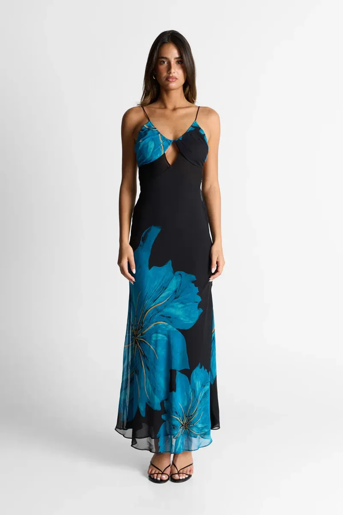 Sasha Therese Raya Maxi Dress Blue size 12 - Image 2