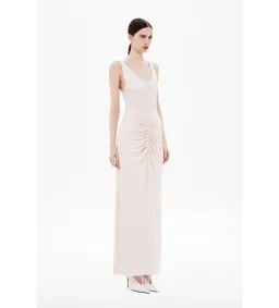 Misha The Gisele Jersey Dress in Dusty Pink Size S/AU8 for rent on The Volte - image 2