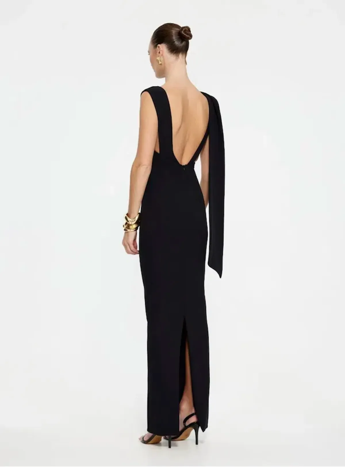 Effie kats audrey gown in black size 6/xs - Image 3