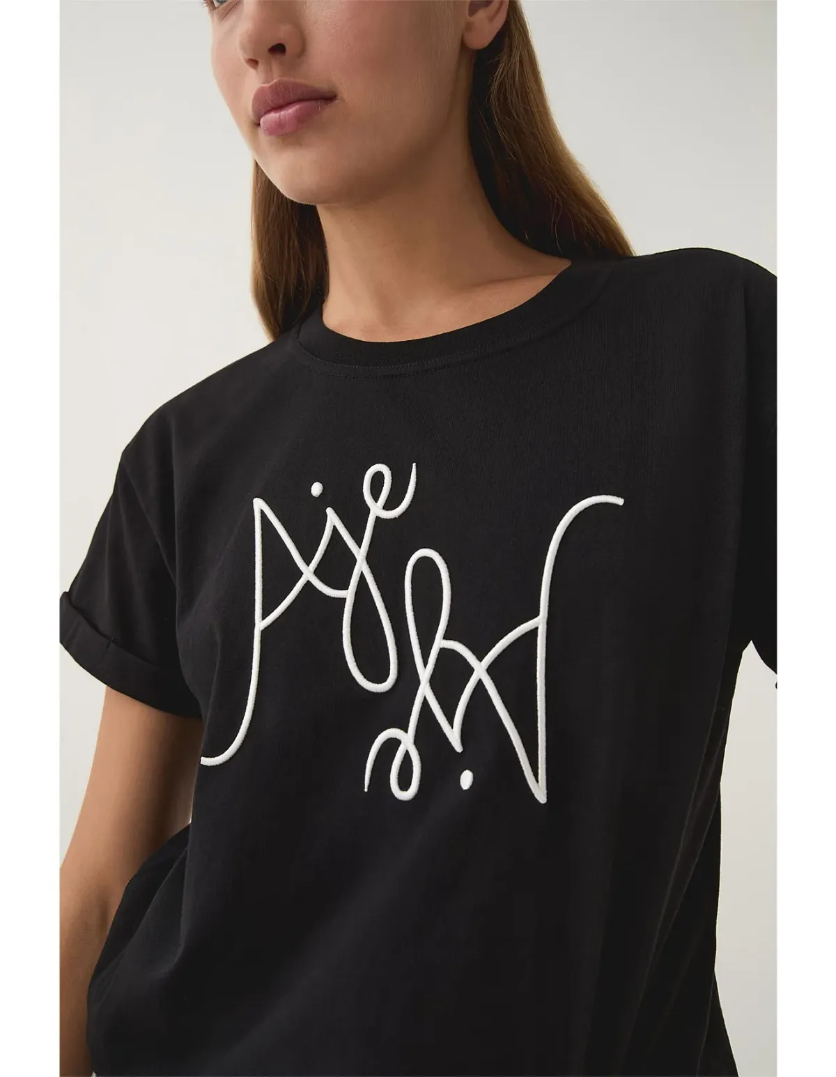 Aje Studio Prophecy Logo Oversized Tee Black Size 10 - Image 3