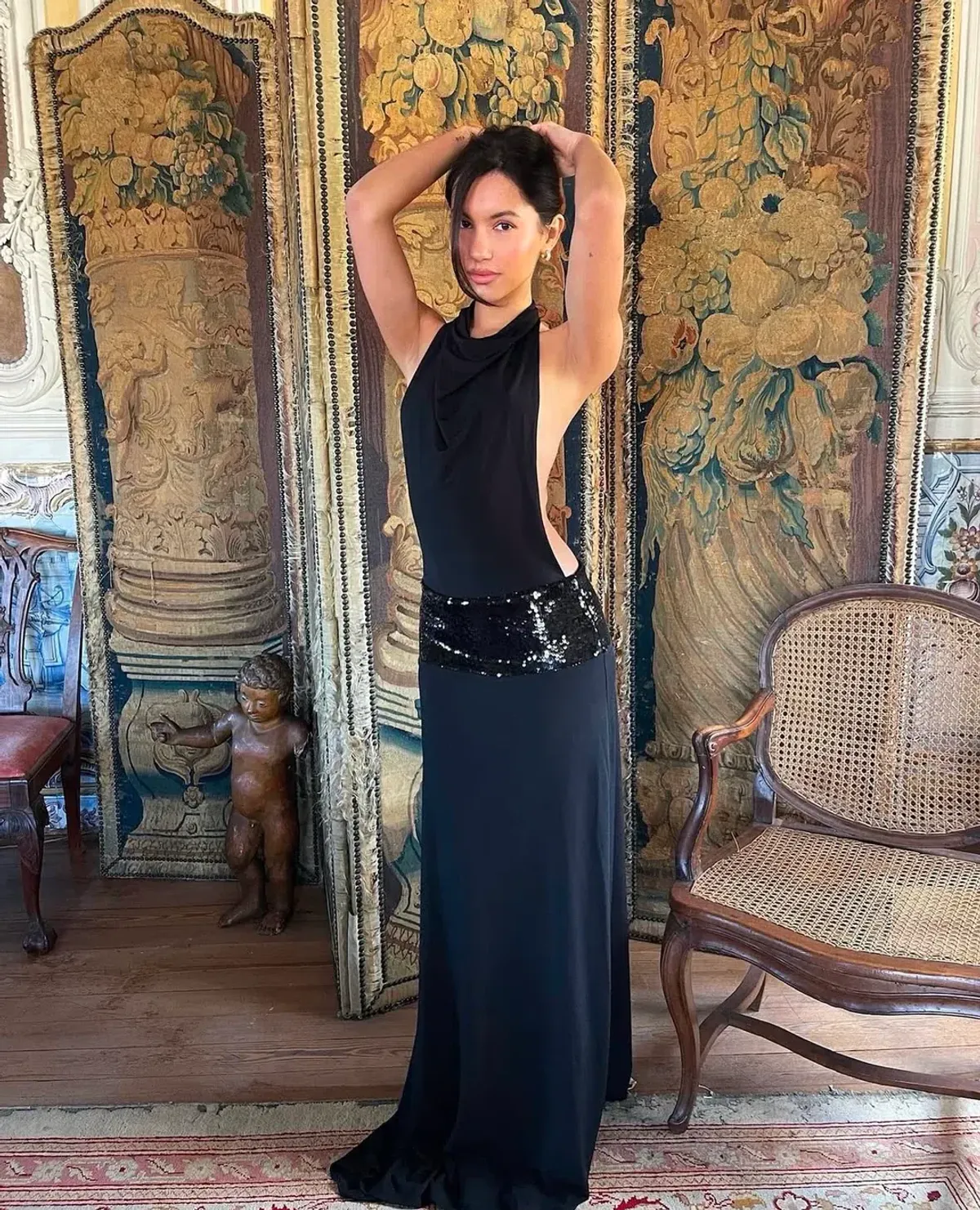 Ance Gria Adele Gown in Black Size AU6 - Image 1