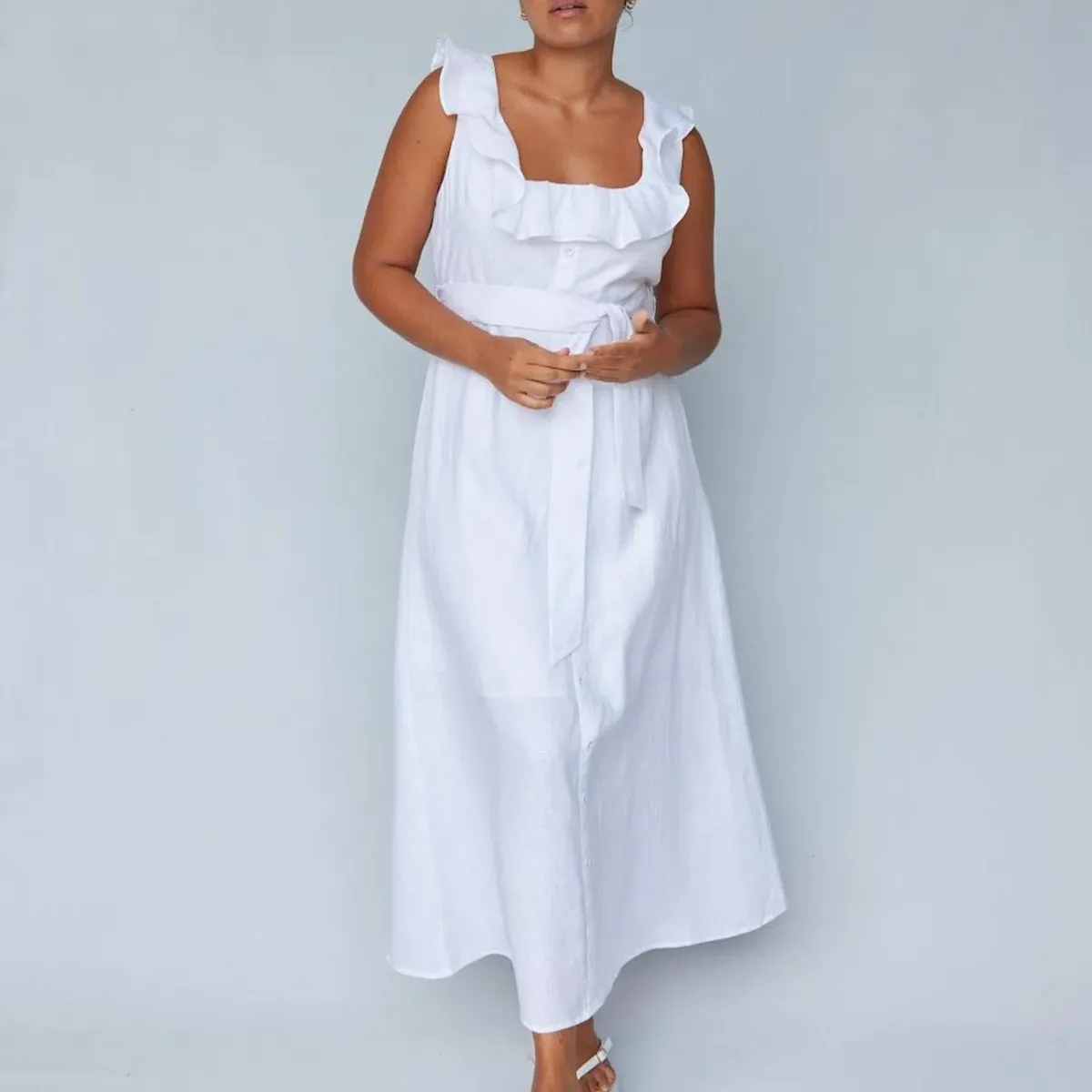 Amelius The Label Bohdi Linen Dress - Image 3