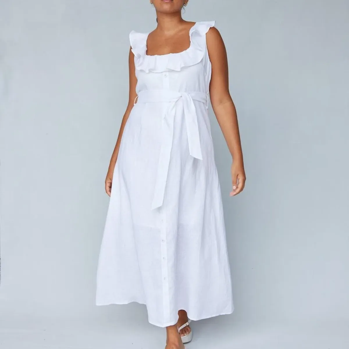 Amelius The Label Bohdi Linen Dress - Image 1