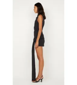 Bec & Bridge Domenic Asym Mini Dress in Black Size 6 for rent on The Volte - image 2
