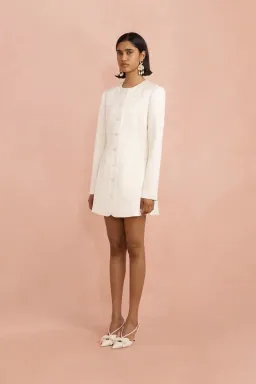Lovaan Ruby Mini Dress Ivory Size 8 for rent on The Volte - image 4