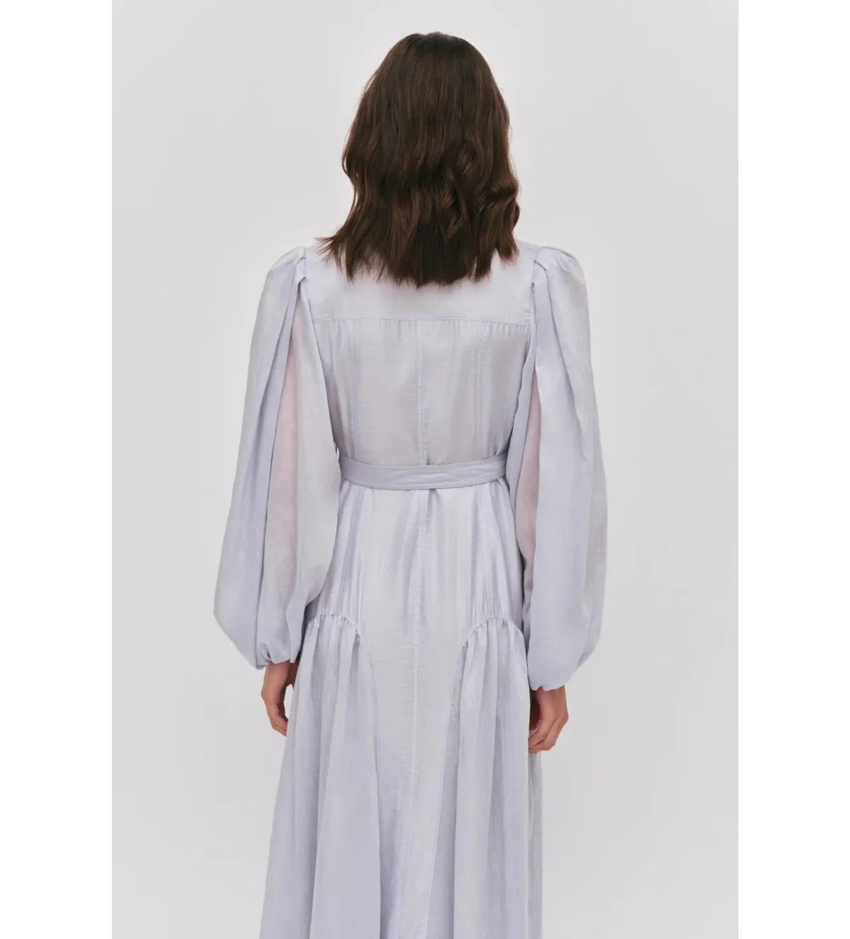 Aje Colide Maxi Shirt Dress French Blue Size 10 - Image 4
