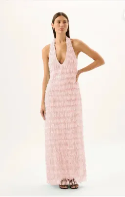Roame ISCHIA FRINGE DRESS maxi Size xs for rent on The Volte - image 1