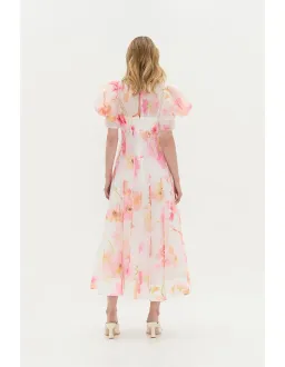 Aje Clementine Midi Dress Floral Size 12 for rent on The Volte - image 6