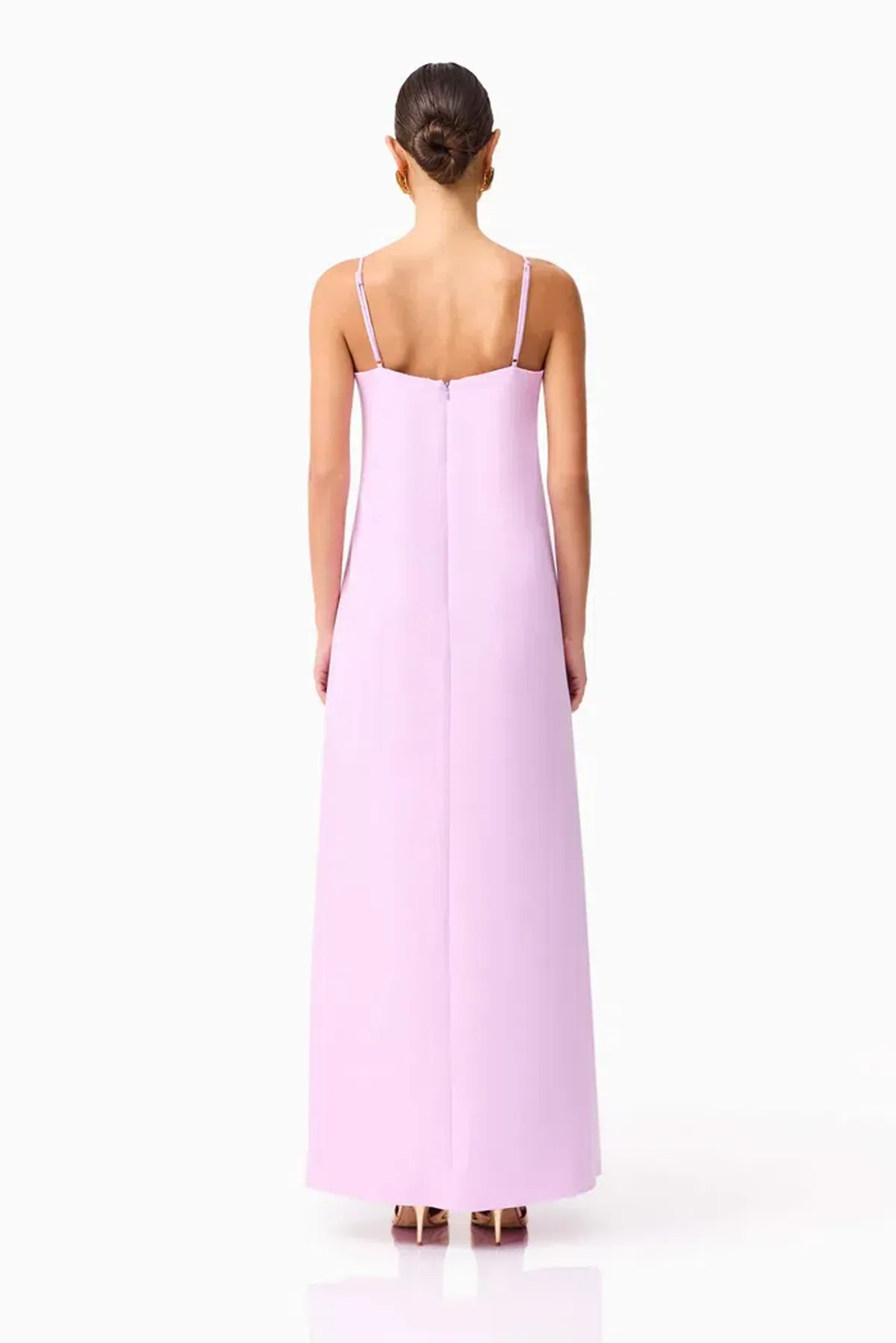 Elliatt Buttercup Embroidered Maxi Dress Purple Size AU 12 - Image 4