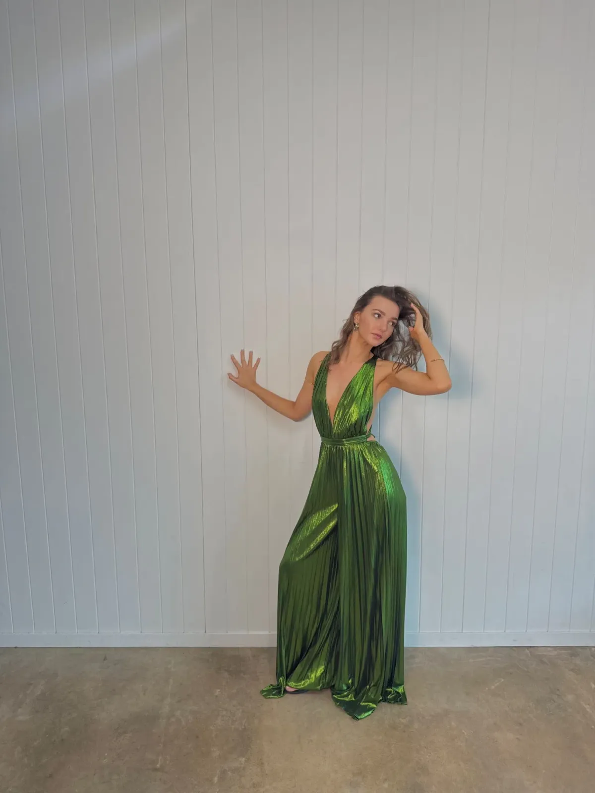 Retrofete Graciane Jumpsuit Green Size XSmall - Image 1