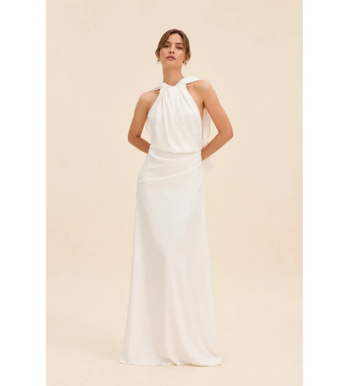Rachel Gilbert Hallie Maxi Gown in White Size AU10 - Image 2