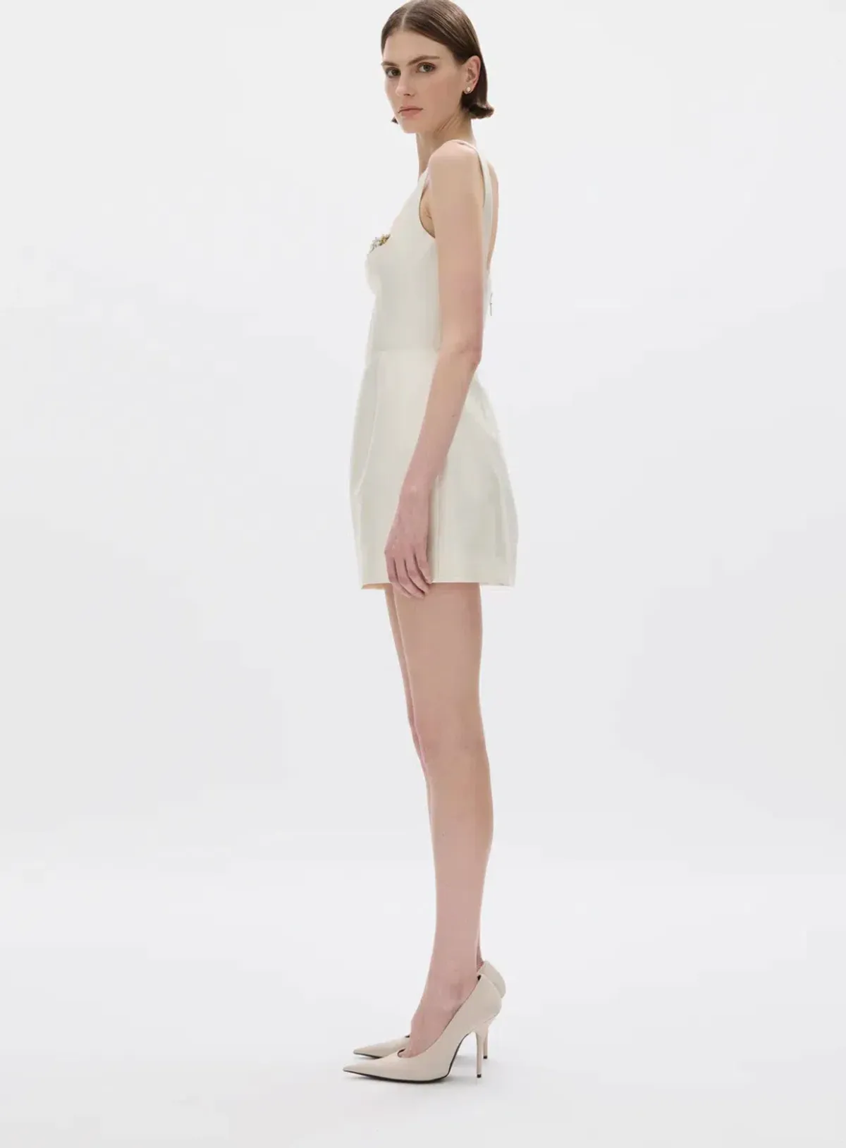 Rachel Gilbert Ludovica Trim Mini Dress in Size 3 / AU 12 - Hen's & Bachelorette Party Dress - Image 3