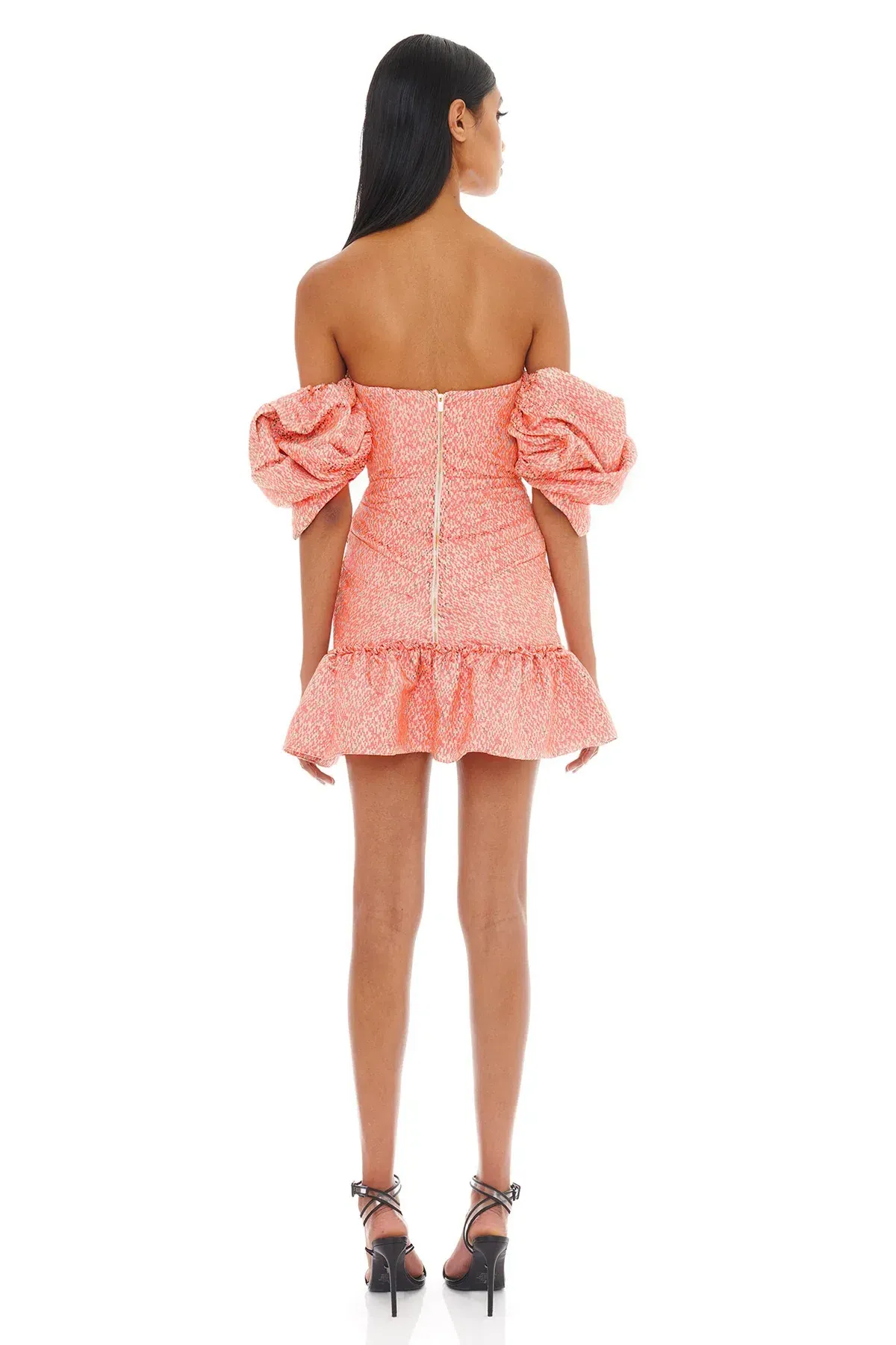 Eliya The Label Charlotte Mini Dress Pink Size 10 - Image 3