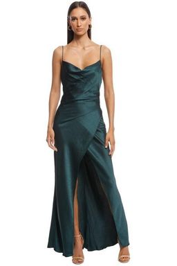 Camilla and Marc Bowery Slip Dress Fitzgerald Green Size 6 for rent on The Volte - image 1