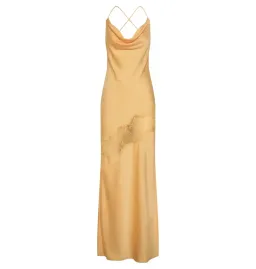 Meshki Chandra Maxi Dress Lemon Size XS for rent on The Volte - image 8