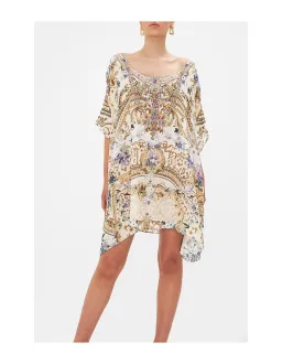 Camilla Short Round Neck Kaftan Palazzo Play Date size one size  for rent on The Volte - image 1