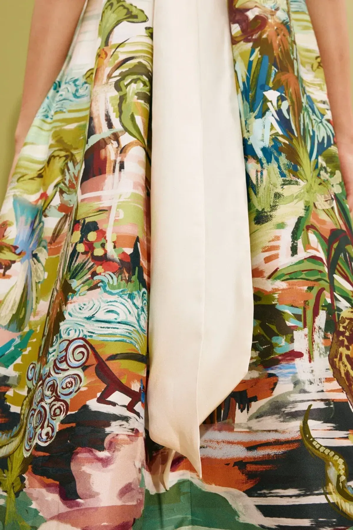 Alemais Jungle Boogie Silk Halter Dress Size 8 - Image 4