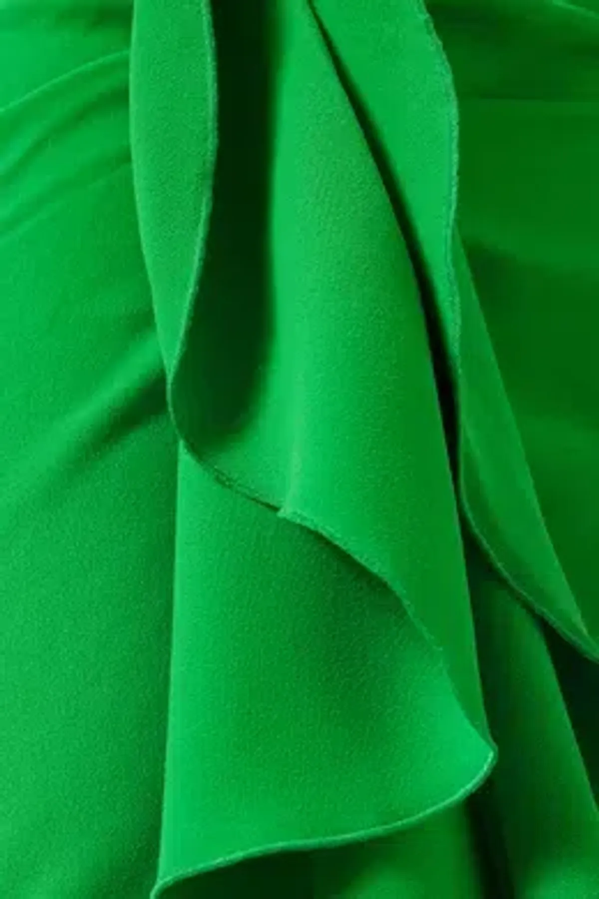 Solace London Off-the-shoulder Ruffled Dress Lotus Green Size 10 - Image 5