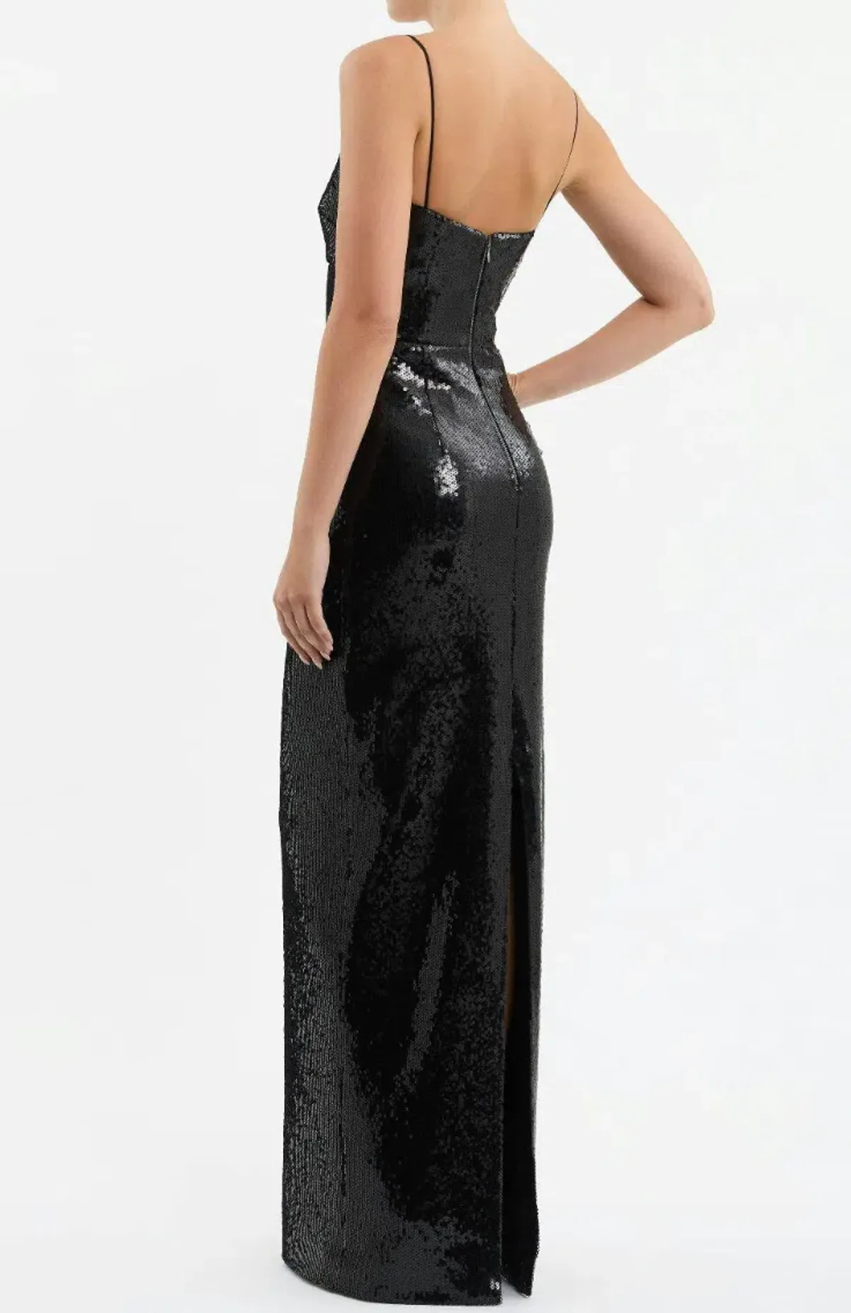 REBECCA VALLANCE DENISE GOWN BLACK SIZE 6 - Image 2