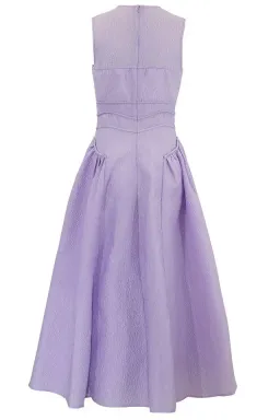 Rachel Gilbert Sophia Midi Dress Lilac Size AU 12 for rent on The Volte - image 3